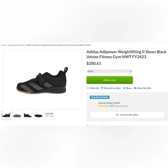 Adidas Adipower Weightlifting ll Shoes - Picture 2 of 9